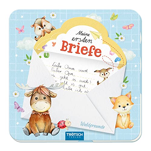 Trötsch Meine ersten Briefe Briefpapierbuch Waldfreunde: Kinder Geschenke Briefe Briefpapier Geschenkidee Waldfreunde von Trötsch Verlag