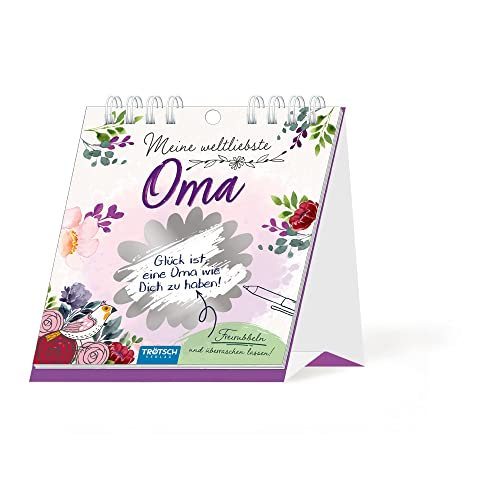 Trötsch Meine weltliebste Oma Überraschungsgrüße: Geschenk Oma Rubbelsticker Kreativität Geschenkidee Überraschung Tischaufsteller: Geschenk Oma ... ... Überraschungsgrüße Tischaufsteller Trötsch Meine weltliebste Oma Überraschungsgrüße: Geschenk Oma Rubbelsticker Kreativität Geschenkidee Überraschung Tischaufsteller: Geschenk Oma ... ... Überraschungsgrüße Tischaufsteller
