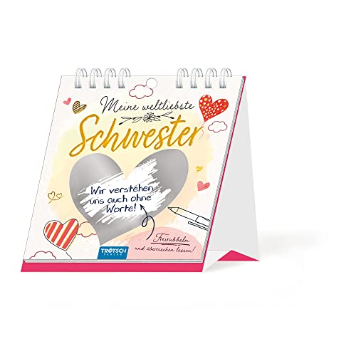 Trötsch Meine weltliebste Schwester Überraschungsgrüße: Geschenk Rubbelsticker Schwester Kreativität Geschenkidee Überraschung Tischaufsteller: ... ... Überraschungsgrüße Tischaufsteller Trötsch Meine weltliebste Schwester Überraschungsgrüße: Geschenk Rubbelsticker Schwester Kreativität Geschenkidee Überraschung Tischaufsteller: ... ... Überraschungsgrüße Tischaufsteller von Trötsch Verlag