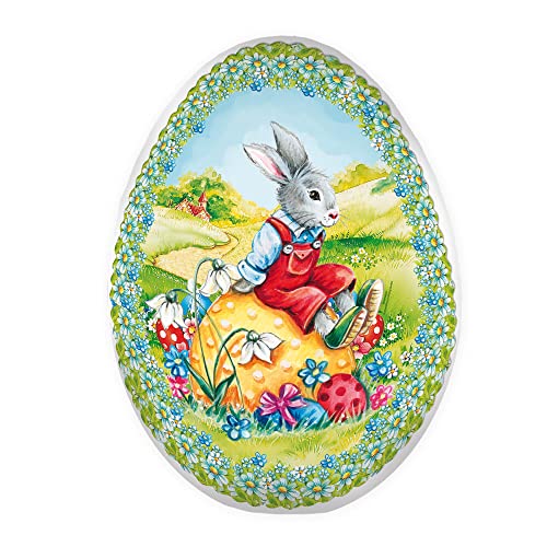 Trötsch Osterei zum Befüllen 18 cm Hasenjunge Füllei Pappei Trötsch Osterei zum Befüllen 18 cm Hasenjunge Füllei Pappei