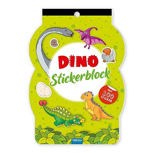 Trötsch Stickerblock: Mehr als 100 Dinosaurier Sticker, Multicolor, Cartoon, Stickerblock, Sticker, für Kinder, Indoor, Sammelalbum Trötsch Stickerblock: Mehr als 100 Dinosaurier Sticker, Multicolor, Cartoon, Stickerblock, Sticker, für Kinder, Indoor, Sammelalbum von Trötsch Verlag