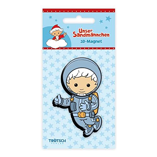 Trötsch Unser Sandmännchen Magnet Raumfahrer: Magnet in 3D-Optik für Kühlschrank Whiteboards oder Büroschränke Zubehör Sandmännchen Raumfahrer Kosmonaut Astronaut Trötsch Unser Sandmännchen Magnet Raumfahrer: Magnet in 3D-Optik für Kühlschrank Whiteboards oder Büroschränke Zubehör Sandmännchen Raumfahrer Kosmonaut Astronaut von Trötsch Verlag