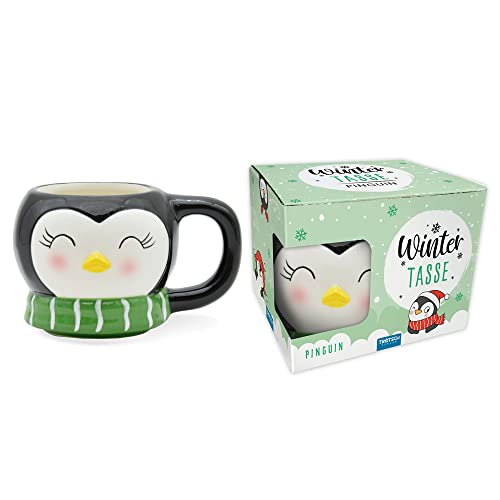 Trötsch Wintertasse Pinguin klein: Kaffeetasse Teetasse Geschenkidee Geschenk Tasse Pinguin von Trötsch Verlag