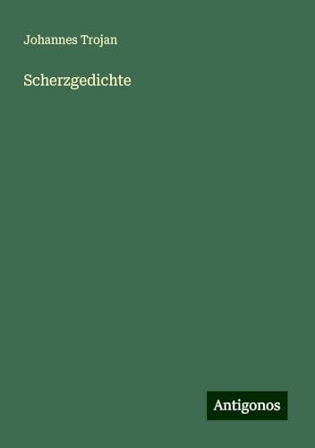 Scherzgedichte von Antigonos Verlag