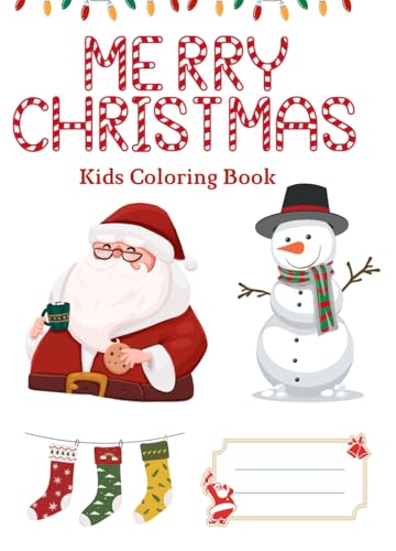 Kids Coloring Book: Merry Christmas von Independently published