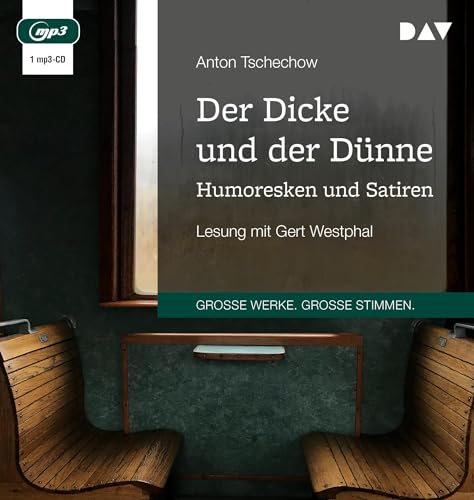 Der Dicke und der Dünne. Humoresken und Satiren: Lesung mit Gert Westphal (1 mp3-CD) von Der Audio Verlag, Dav