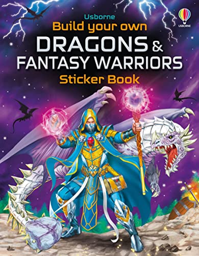 Build Your Own Dragons and Fantasy Warriors Sticker Book (Build Your Own Sticker Book) von Usborne