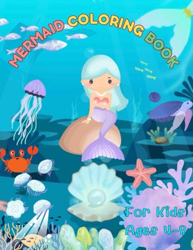 Mermaids & Sea Friends: Coloring Book for Kids 4-8 Years Old: 100 Unique Pages Designed to Spark Imagination and Build Fine Motor Skills von Independently published