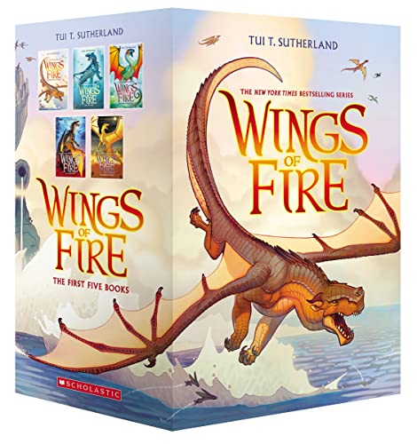 Wings of Fire: The Dragonet Prophecy / The Lost Heir / The Hidden Kingdom / The Dark Secret / The Brightest Night von Scholastic