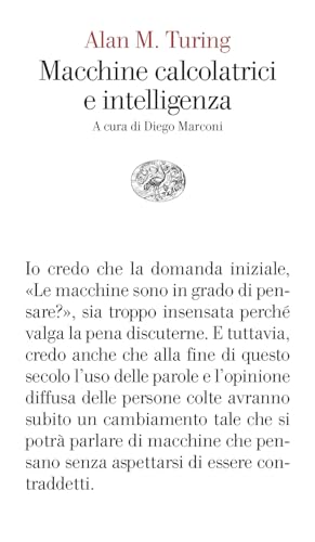 Macchine calcolatrici e intelligenza (Vele) von Einaudi