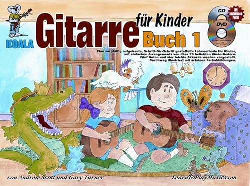 Gitarre für Kinder (Buch/CD/DVD/Poster)