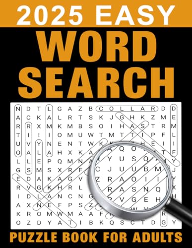 2025 Easy Word Search Puzzle Book For Adults von Independently published