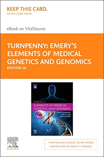 Emery's Elements of Medical Genetics and Genomics Elsevier E-Book on Vitalsource (Retail Access Card)