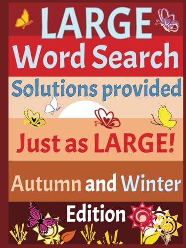 LARGE Word Search 2: Autumn and Winter Edition von Independently published