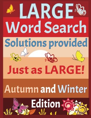 LARGE Word Search 2: Autumn and Winter Edition LARGE Word Search 2: Autumn and Winter Edition von Independently published