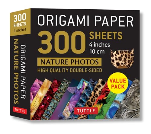 Origami Paper 300 Sheets Nature Photo Patterns: Tuttle Origami Paper: Double-Sided Origami Sheets Printed with 12 Different Designs