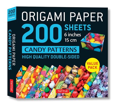 Origami Paper Candy Pattern: 200 Sheets; High Quality Double-Sided (Tuttle Specials)