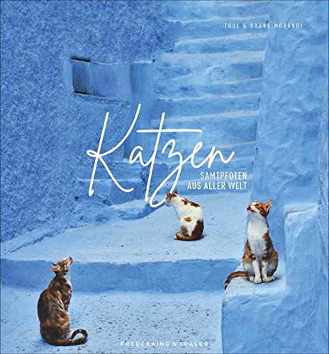 Bildband: Katzen - Samtpfoten aus aller Welt. Fantastische Fotografien untermalt mit poetischen Zitaten. Ein Muss für alle Katzenliebhaber! Mit Infos ... der Katze und ihrer weltweiten Verbreitung. von Frederking & Thaler