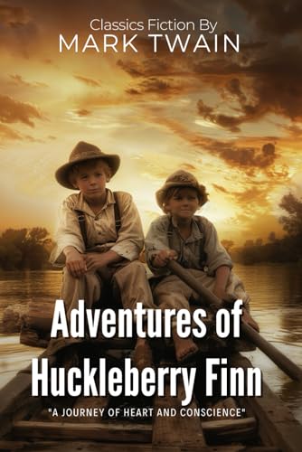 Adventures of Huckleberry Finn by Mark Twain (Illustrated & Annotated): A Profound Journey Down the Mississippi River: Freedom, Friendship, and Moral Awakening von Independently published
