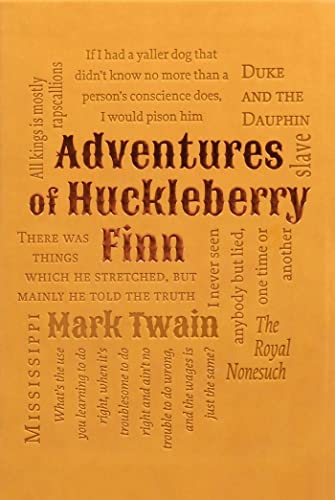Adventures of Huckleberry Finn: Mark Twain (Word Cloud Classics)