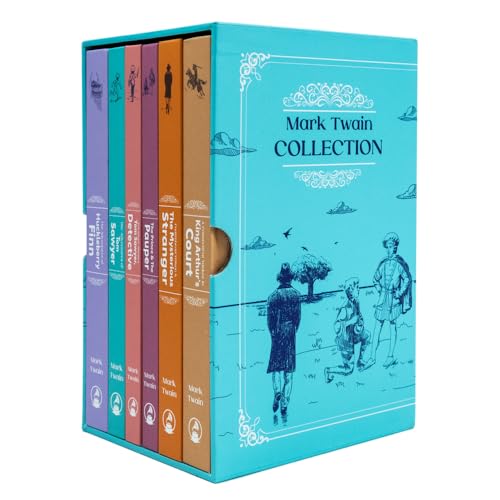 The Mark Twain 6 Book Hardback Collection: The Adventures of Tom Sawyer, The Prince & The Pauper, The Adventures of Huckleberry Finn The Mark Twain 6 Book Hardback Collection: The Adventures of Tom Sawyer, The Prince & The Pauper, The Adventures of Huckleberry Finn