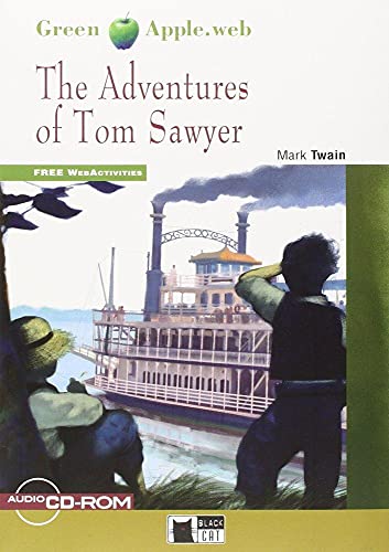 The adventures of Tom Sawyer: The Adventures of Tom Sawyer + audio CD/CD-ROM + App (Green apple)