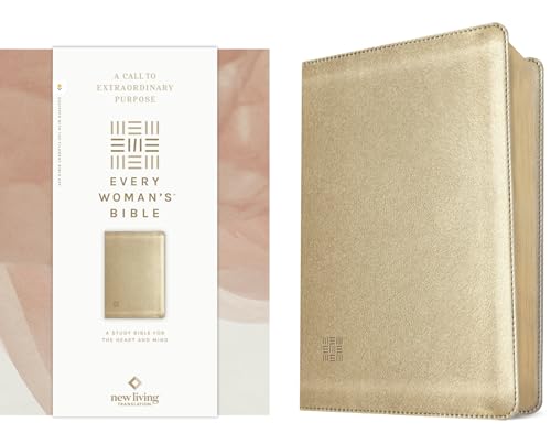 Holy Bible: New Living Translation, Soft Gold, Leatherlike, Every Woman's Bible, Filament-enabled Edition von Tyndale House Publishers