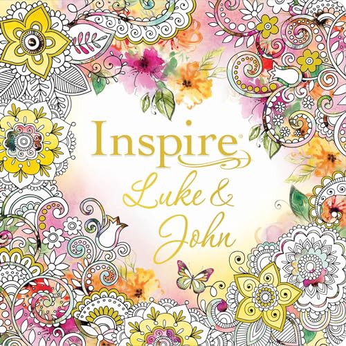 Luke & John: Coloring & Creative Journaling Through Luke & John (Inspire) von Tyndale
