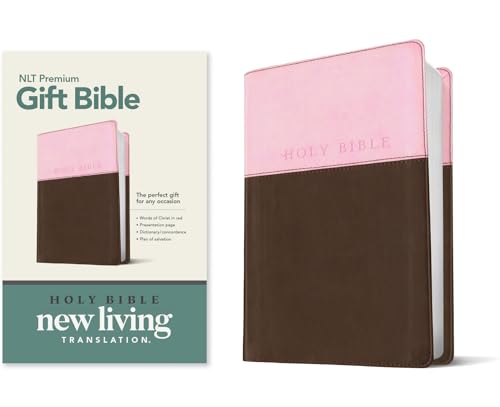 Premium Gift Bible: New Living Translation, Pink/Dark Brown, Tutone, Leatherlike, Premium Gift Bible (Gift and Award Bible: Nltse)