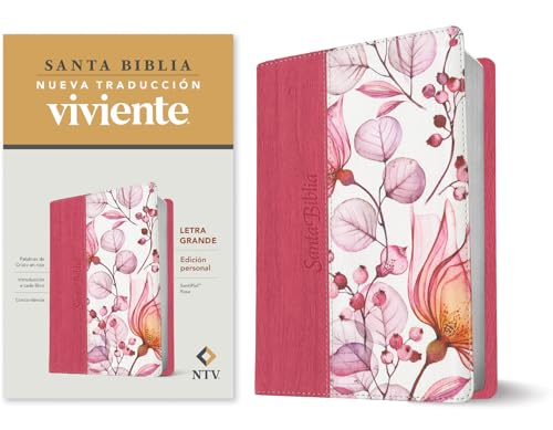 Santa Biblia / Holy Bible: Nueve Traduccion Viviente, SentiPiel Rosa, Edición Personal, Letra Grande / New Living Translation, Rose Red, Sentipiel, Big Letter