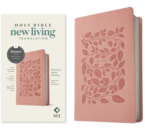 Holy Bible: New Living Translation, Dusty Pink Vines, Premium Value Thinline, Filament-enabled Edition Holy Bible: New Living Translation, Dusty Pink Vines, Premium Value Thinline, Filament-enabled Edition von Tyndale