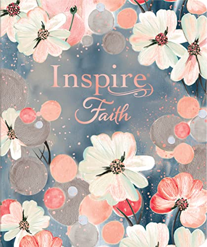 Inspire Faith: New Living Translation, Watercolor Garden, Leatherlike, Filament Enabled: The Bible for Coloring & Creative Journaling
