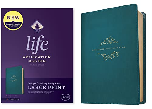 Holy Bible: Nkjv Life Application Study Bible, Red Letter, Leatherlike, Teal Blue Holy Bible: Nkjv Life Application Study Bible, Red Letter, Leatherlike, Teal Blue