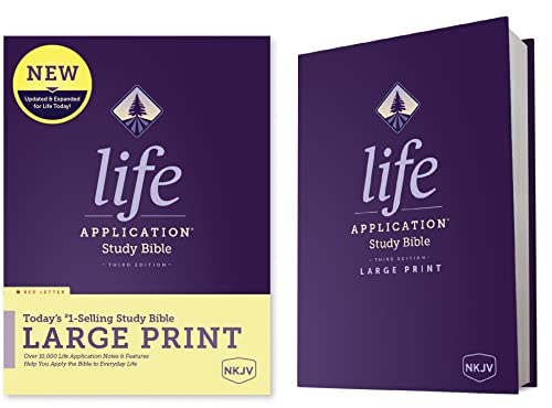 Holy Bible: Nkjv Life Application Study Bible, Red Letter von Tyndale