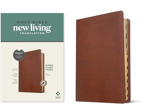 Holy Bible: Nlt Super Giant Print Bible, Filament Enabled Edition Red Letter, Leatherlike, Brown Holy Bible: Nlt Super Giant Print Bible, Filament Enabled Edition Red Letter, Leatherlike, Brown