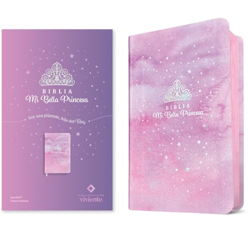 Holy Bible: Nueva Traducción Viviente, Mi Bella Princesa, Violeta Brillante, Sentipiel, With Ribbon Markee von Tyndale House Publishers