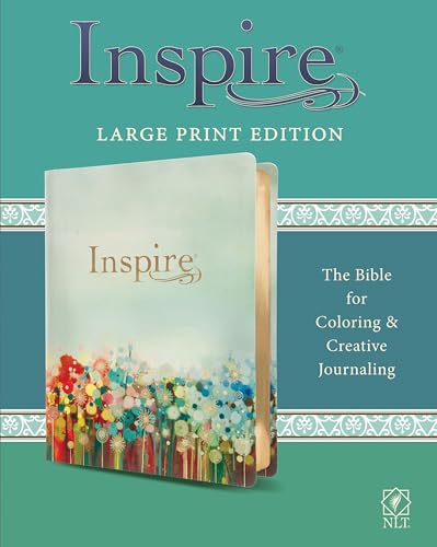 Inspire Bible: NLT Leatherlike, Multicolor, The Bible for Coloring & Creative Journaling