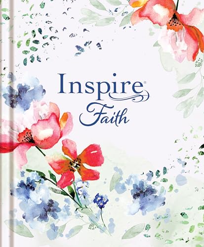Inspire Faith Bible: Nlt, Wildflower Meadow, Filament Enabled: the Bible for Coloring & Creative Journaling With Ribbon Marker; Wide Margin von Tyndale House Publishers