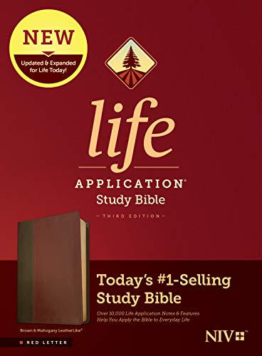 Life Application Study Bible: New International Version, Brown & Mahogany Leatherlike Life Application Study Bible: New International Version, Brown & Mahogany Leatherlike