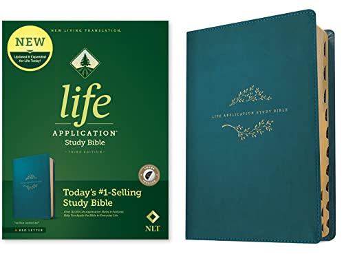 NLT Life Application Study Bible, Third Edition (Leatherlike, Teal Blue, Indexed, Red Letter) NLT Life Application Study Bible, Third Edition (Leatherlike, Teal Blue, Indexed, Red Letter)