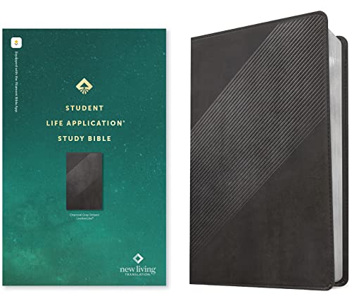 Student Life Application Study Bible: New Living Translation, Charcoal Gray Striped, Leatherlike, Filament Enabled Edition, Red Letter Student Life Application Study Bible: New Living Translation, Charcoal Gray Striped, Leatherlike, Filament Enabled Edition, Red Letter