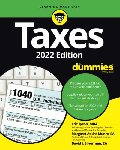Taxes For Dummies: 2022 Edition (For Dummies (Business & Personal Finance))
