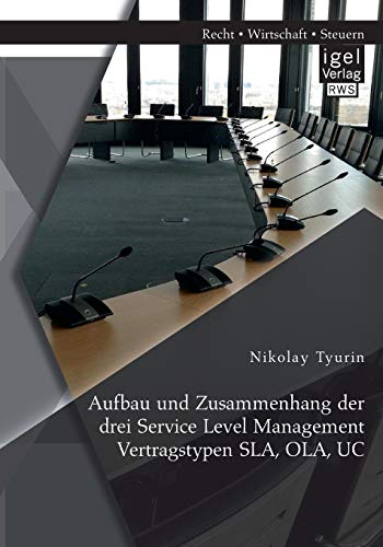 Aufbau und Zusammenhang der drei Service Level Management Vertragstypen Sla, Ola, Uc