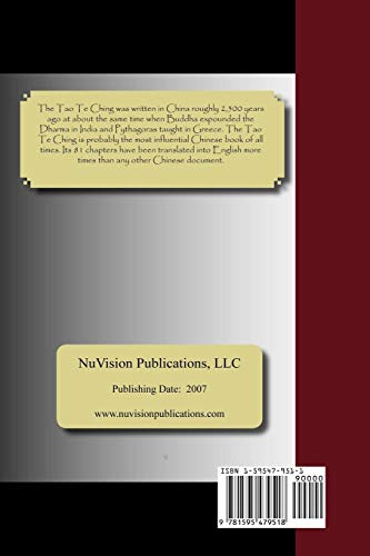 Tao Te Ching Tao Te Ching von Brand: NuVision Publications, LLC
