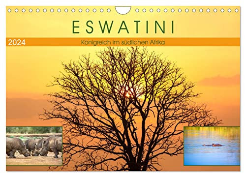 Eswatini – Königreich im südlichen Afrika (Wandkalender 2024 DIN A4 quer), CALVENDO Monatskalender