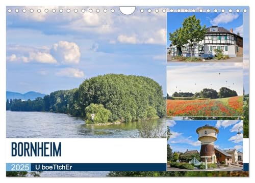 Bornheim (Wandkalender 2025 DIN A4 quer), CALVENDO Monatskalender: Bornheim, das Herzstück des Rheinlands, besticht durch seine perfekte Mischung aus ländlichem Charme und städtischem Komfort. von CALVENDO