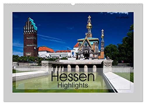 Hessen Highlights (Wandkalender 2025 DIN A2 quer), CALVENDO Monatskalender von CALVENDO