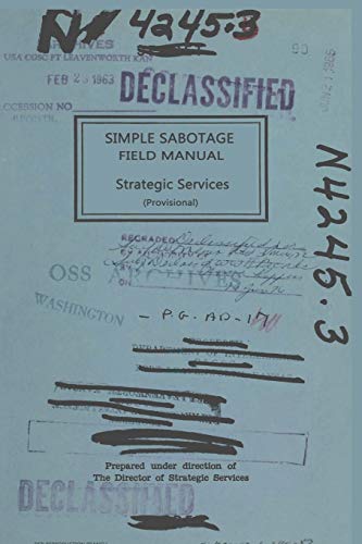 Simple Sabotage Field Manual von Ingramcontent