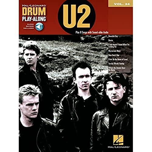 Drum Play-Along Volume 34: U2 (Book/CD) von Hal Leonard Europe