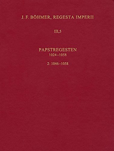 J.F. Böhmer, Regesta Imperii (Regesta Imperii - III: Salisches Haus) von Böhlau Köln